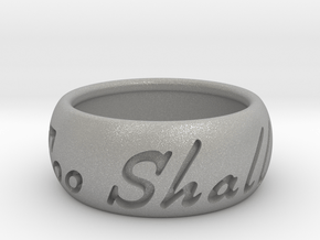 This Too Shall Pass ring size 8.5 in Aluminum