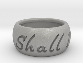 This Too Shall Pass ring size 5 in Aluminum