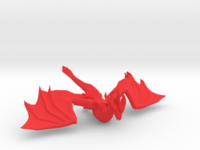PENDRAGON THE RED DRAGON in Red Processed Versatile Plastic