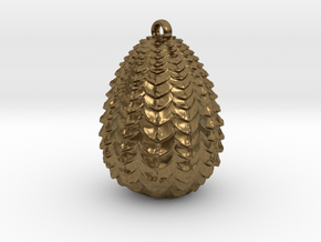 Dragon Egg Pendant in Natural Bronze