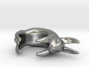 Bunny Ring in Natural Silver