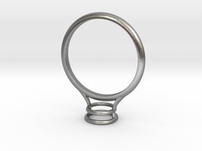 Bezel Ring- Circular in Natural Silver