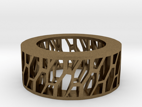 Framework Ring- Intrincate Simple in Natural Bronze