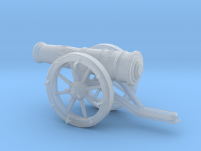 3D Cannon  in Smooth Fine Detail Plastic