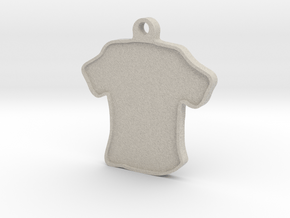 Keychain- Shirt in Natural Sandstone