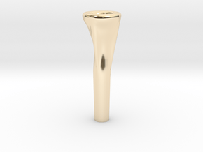 Tri-Wing Mouthpiece MKII in 14k Gold Plated Brass