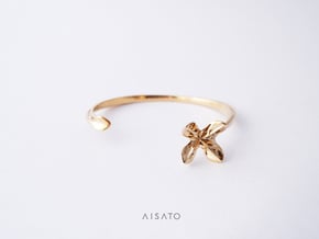 Helix Bracelet in Polished Brass