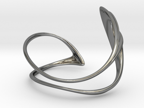 Loop Bracelet  in Fine Detail Polished Silver
