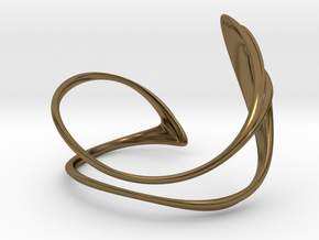 Loop Bracelet  in Polished Bronze