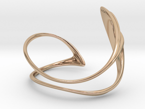 Loop Bracelet  in 14k Rose Gold Plated Brass