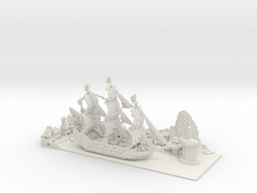 Pirate Bay in White Natural Versatile Plastic