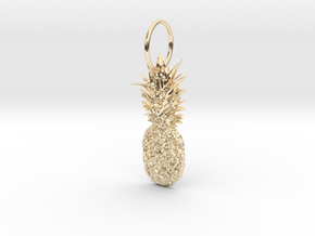 Pineapple in 14k Gold Plated Brass