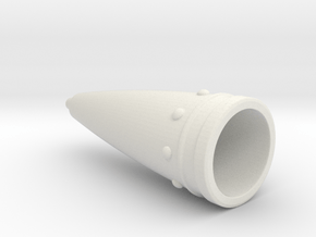 40K IG Manticore Missile Top in White Natural Versatile Plastic