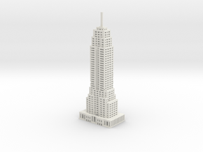 Final Empire State Building in White Natural Versatile Plastic