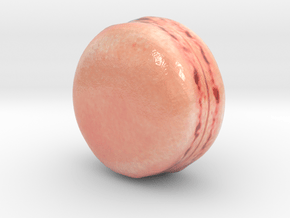 The Strawberry Macaron-mini in Glossy Full Color Sandstone