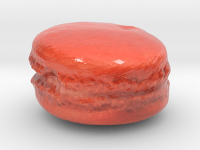 The Raspberry Macaron-mini in Glossy Full Color Sandstone