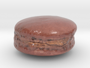 The Cassis Macaron-mini in Glossy Full Color Sandstone