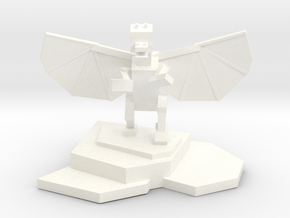 Ender Dragon Statue in White Processed Versatile Plastic