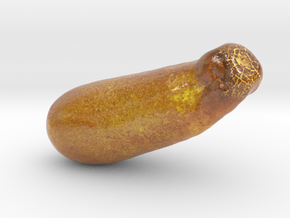 The Yellow Cucumber-mini in Glossy Full Color Sandstone
