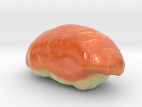 The Sushi of Salmon-2-mini in Glossy Full Color Sandstone