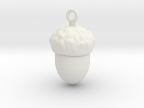 Acorn in White Natural Versatile Plastic
