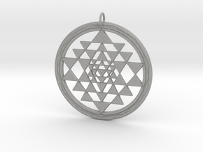 Fancy Sri Yantra Pendant in Aluminum