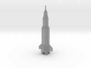 Saturn V: Minecraft Style in Aluminum