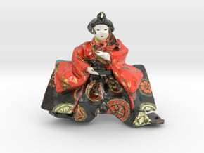 The Japanese Hina Doll-mini in Glossy Full Color Sandstone