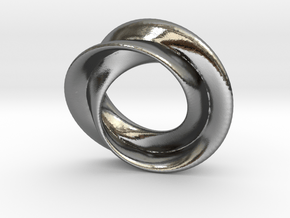             Mobius rose 26mm in Polished Silver