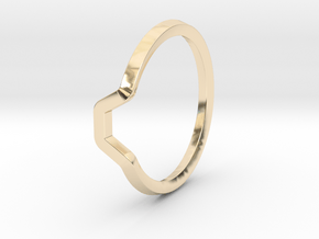BETTER HALF Ring(HEXAGON), US size 12.5, d=22mm  in 14K Yellow Gold: 12.5 / 67.75