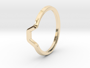 BETTER HALF Ring(HEXAGON), US size 8.5, d=18,5mm  in 14K Yellow Gold: 8.5 / 58