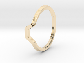 BETTER HALF Ring(HEXAGON), US size 4.5, d=15mm  in 14K Yellow Gold: 4.5 / 47.75