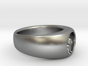 Ø0.716/Ø18.19 mm Koala Ring in Natural Silver
