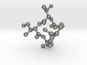 STINA Custom Peptide Sequence Pendant in Polished Silver