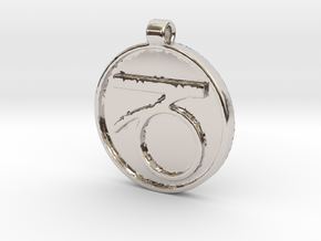 Zodiac KeyChain Medallion-CAPRICON in Platinum