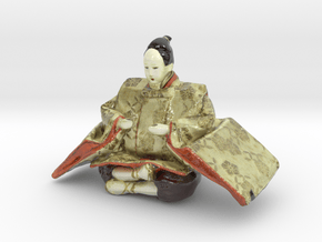 The Japanese Hina Doll-6-mini in Glossy Full Color Sandstone