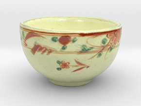 The Asian Teacup-mini in Glossy Full Color Sandstone