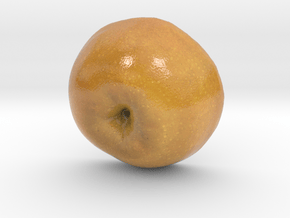 The Pear-3-Lower Half-mini in Glossy Full Color Sandstone