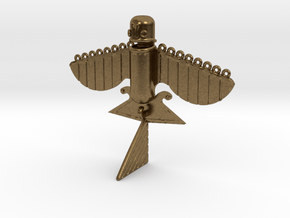 Bird ancient flying machine in Natural Bronze