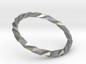 Twistium - Bracelet P=160mm Color in Natural Silver