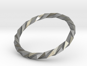 Twistium - Bracelet P=170mm Color in Natural Silver