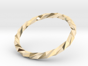 Twistium - Bracelet P=170mm Color in 14k Gold Plated Brass