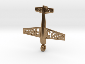 Stickxtra Pendant Flying Circus Special 50mm in Natural Brass