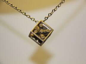 magic dice in Polished Bronzed Silver Steel