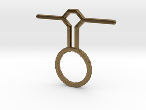 Pendulum Pendant in Natural Bronze
