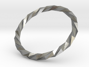 Twistium - Bracelet P=180mm Color in Natural Silver