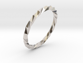 Twistium - Bracelet P=190mm Color in Platinum