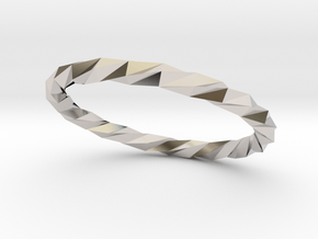 Twistium - Bracelet P=210mm Color in Platinum