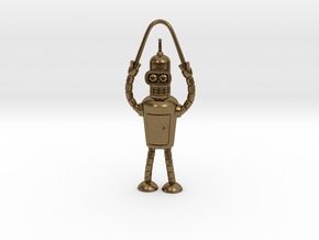 Bender Pendant in Natural Bronze