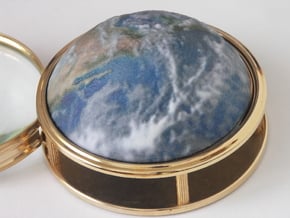 Earth (raised dome model) in Full Color Sandstone